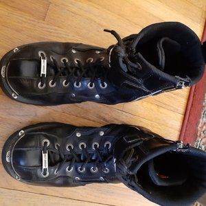 Men's Harley-Davidson riding boots.